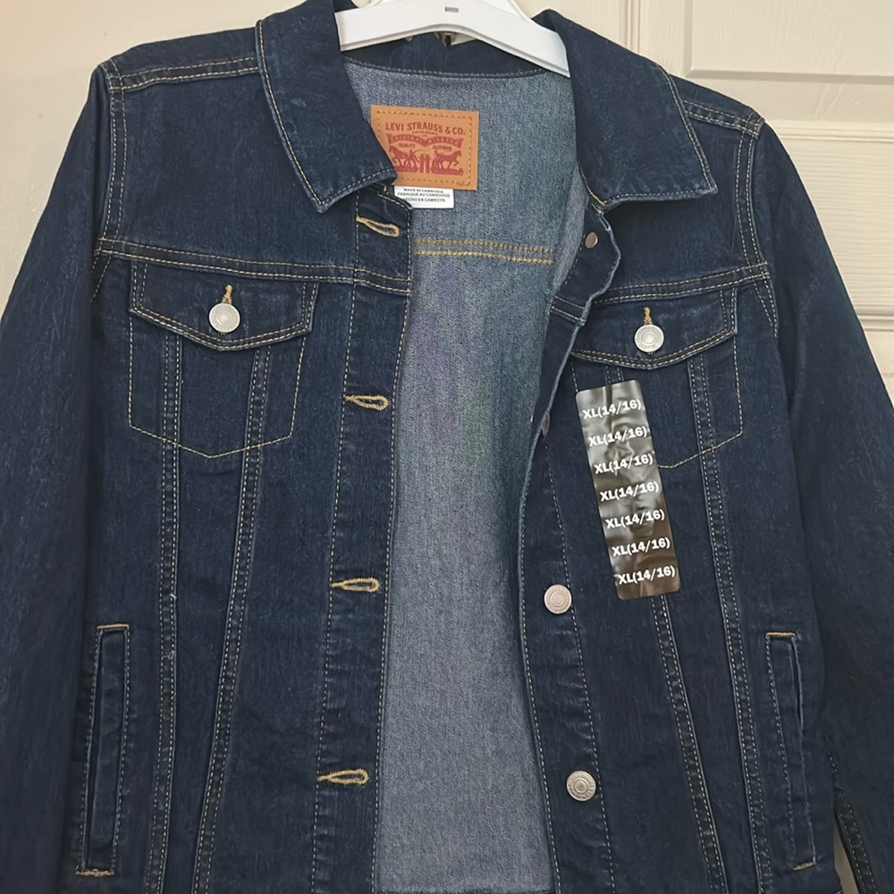 Girls Levi’s Blue Jean Denim Jacket